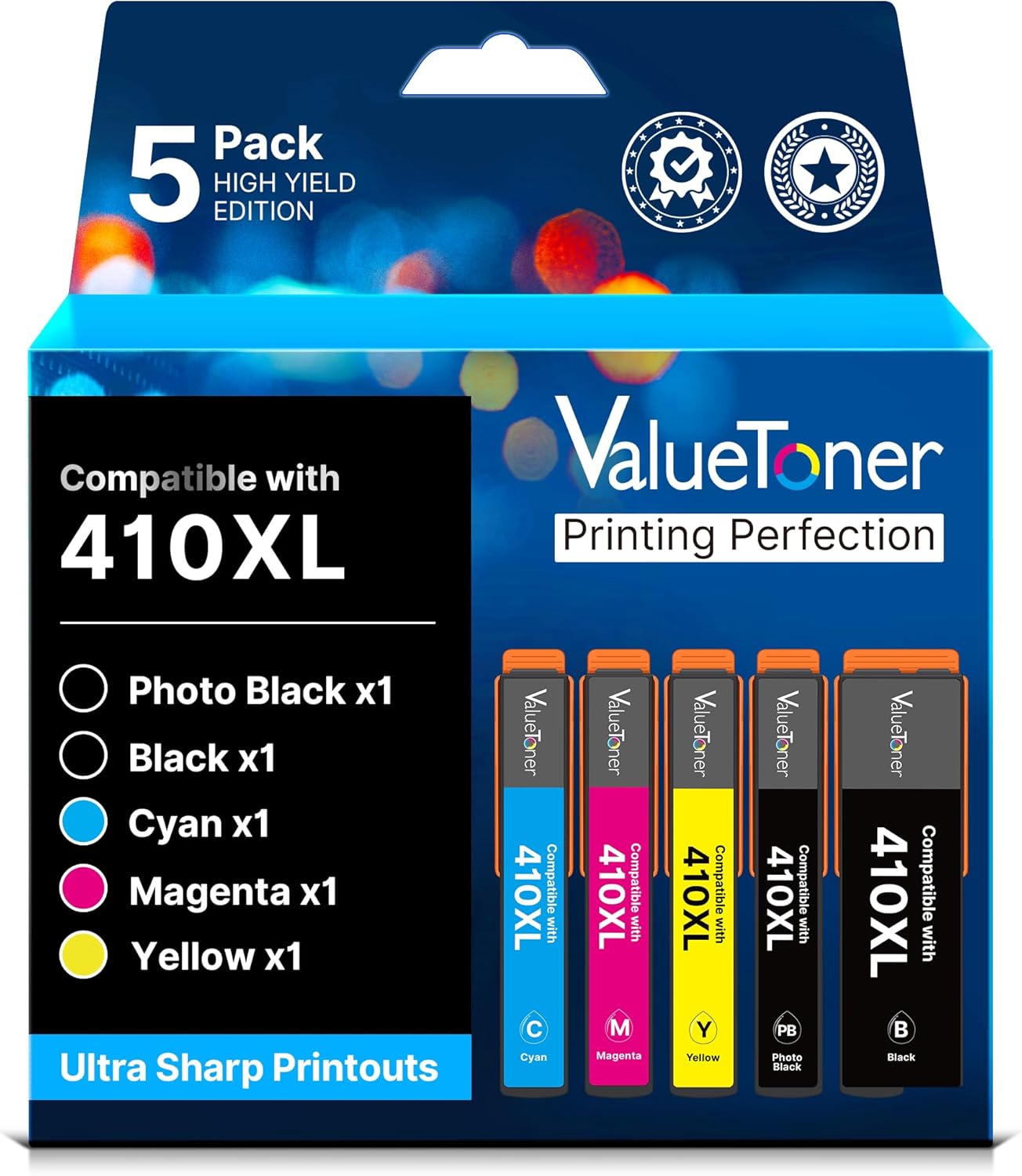 Valuetoner Remanufactured Ink Cartridge Replacement for Epson 410XL