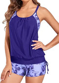 Holipick Tankini Swimsuits for Women Two Piece Tummy Control - Sporty
