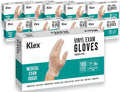 Disposable Vinyl Gloves 1000 Count XL - Medical Exam Grade, Powder