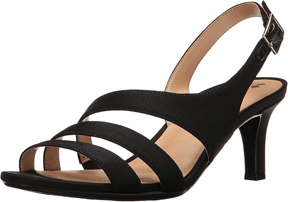Womens Taimi Strappy Mid Heel Slingback Dress Sandals for Style