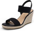 DREAM PAIRS Womens Espadrilles Platform Wedges - Comfortable Summer