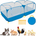 Small Pet Animals Playpen Cage Tent Enclosure - Pop Up Chicken Run