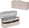 SITHON Double-Layer Travel Carrying Case for Hair Stylers - Champagne