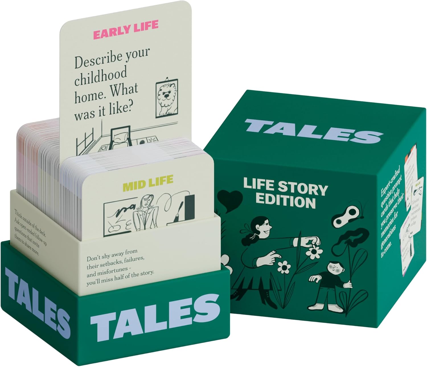 Tales Life Story Interview Kit Cards for Meaningful Conversations