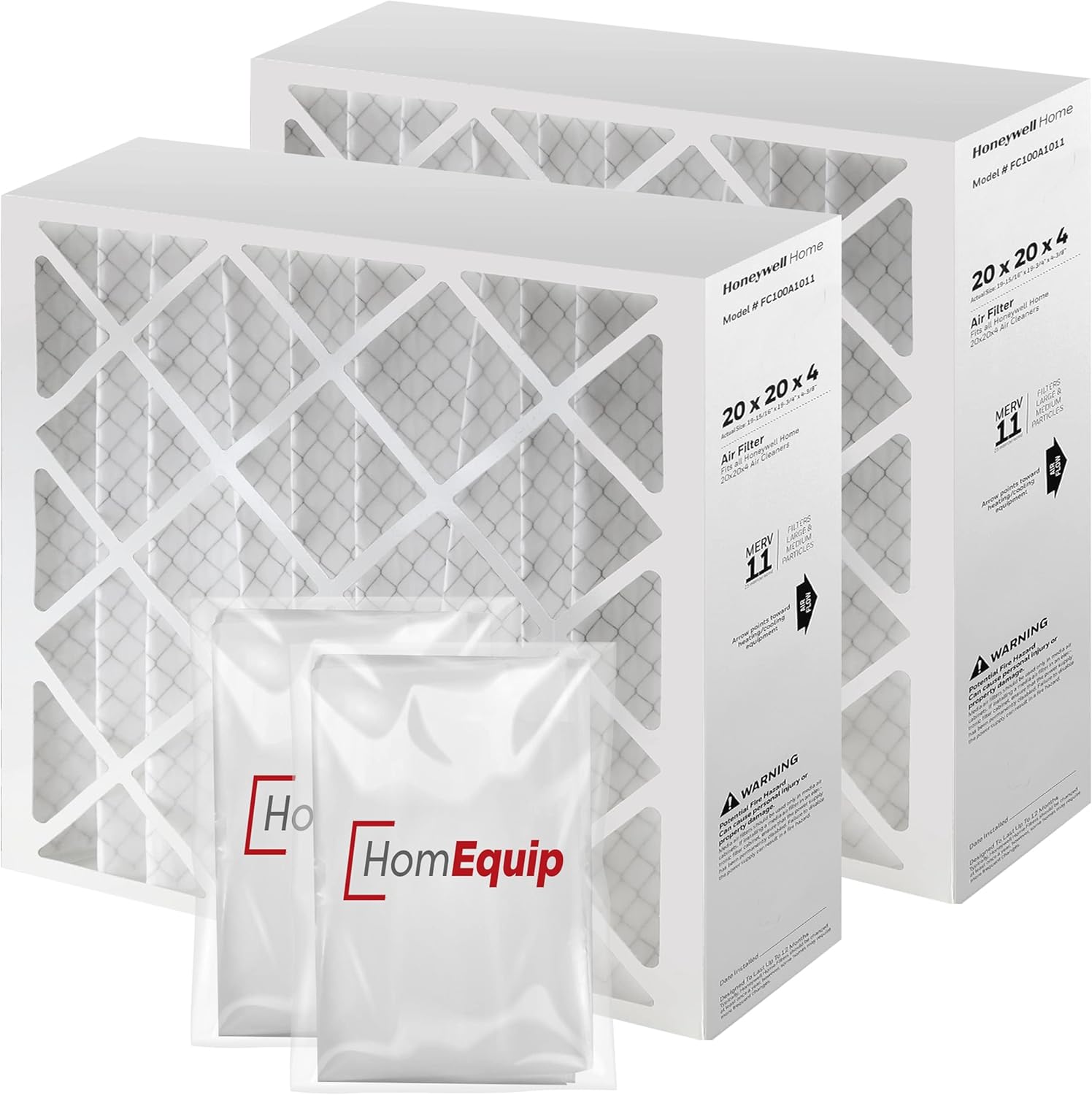 Honeywell 20x20x4 Air Filter Replacement for HVAC Systems