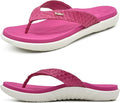 Womens Flip Flops with Plantar Fasciitis Arch Support - Comfortable