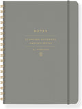 Fringe Studio Standard Spiral Notebook, Faux Leather Medium - Project