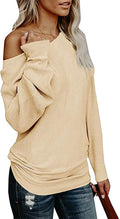 UMEKO Womens Off The Shoulder Sweater for Stylish Comfort
