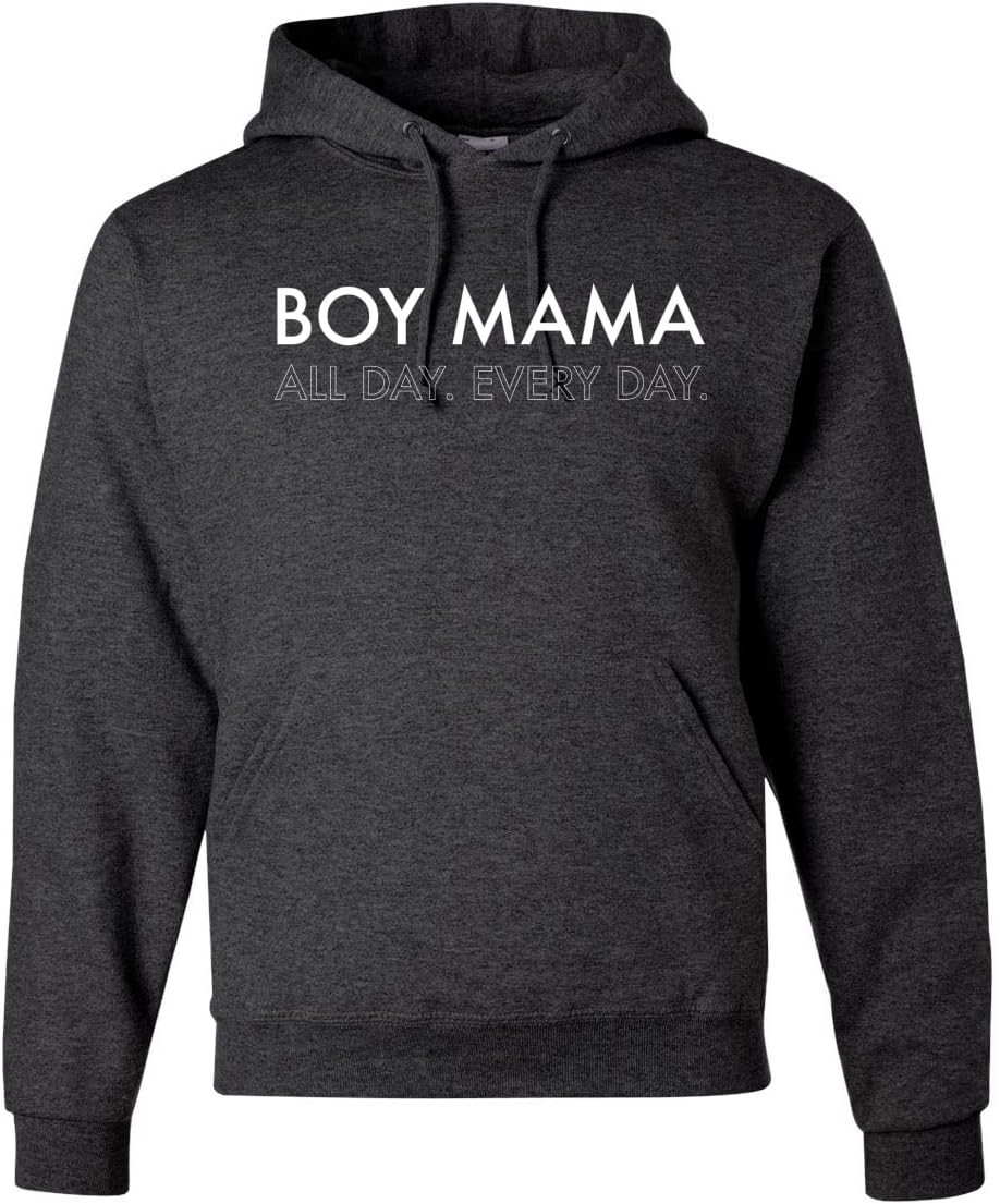 Wild Bobby Boy Mama All Day Everyday Mom Son Gift Hoodie