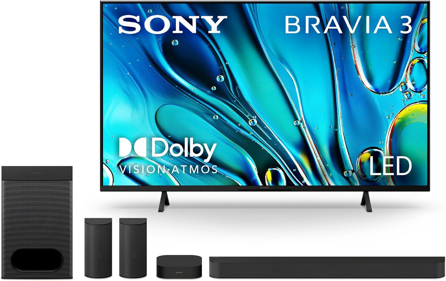 Sony 50-Inch 4K Ultra HD BRAVIA Smart TV with Theater System