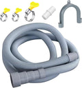 Lyplus Gray 10ft Heavy-Duty Washing Machine Drain Hose - Universal Fit