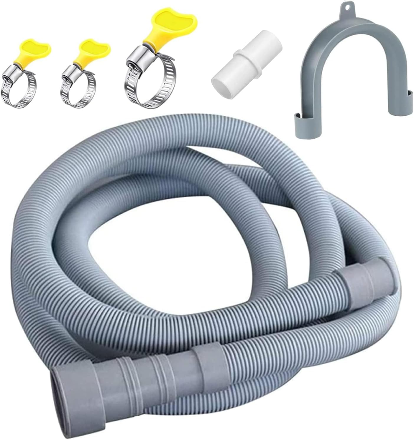 10ft Heavy-Duty Drain Hose for Washer/Dryer - Universal Fit