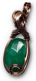 Handmade May Emerald Birthstone Necklace Pendant - Elegant Gift