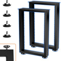 SKYSEN 28 in Metal Table Legs Square Shape - Heavy Duty Support