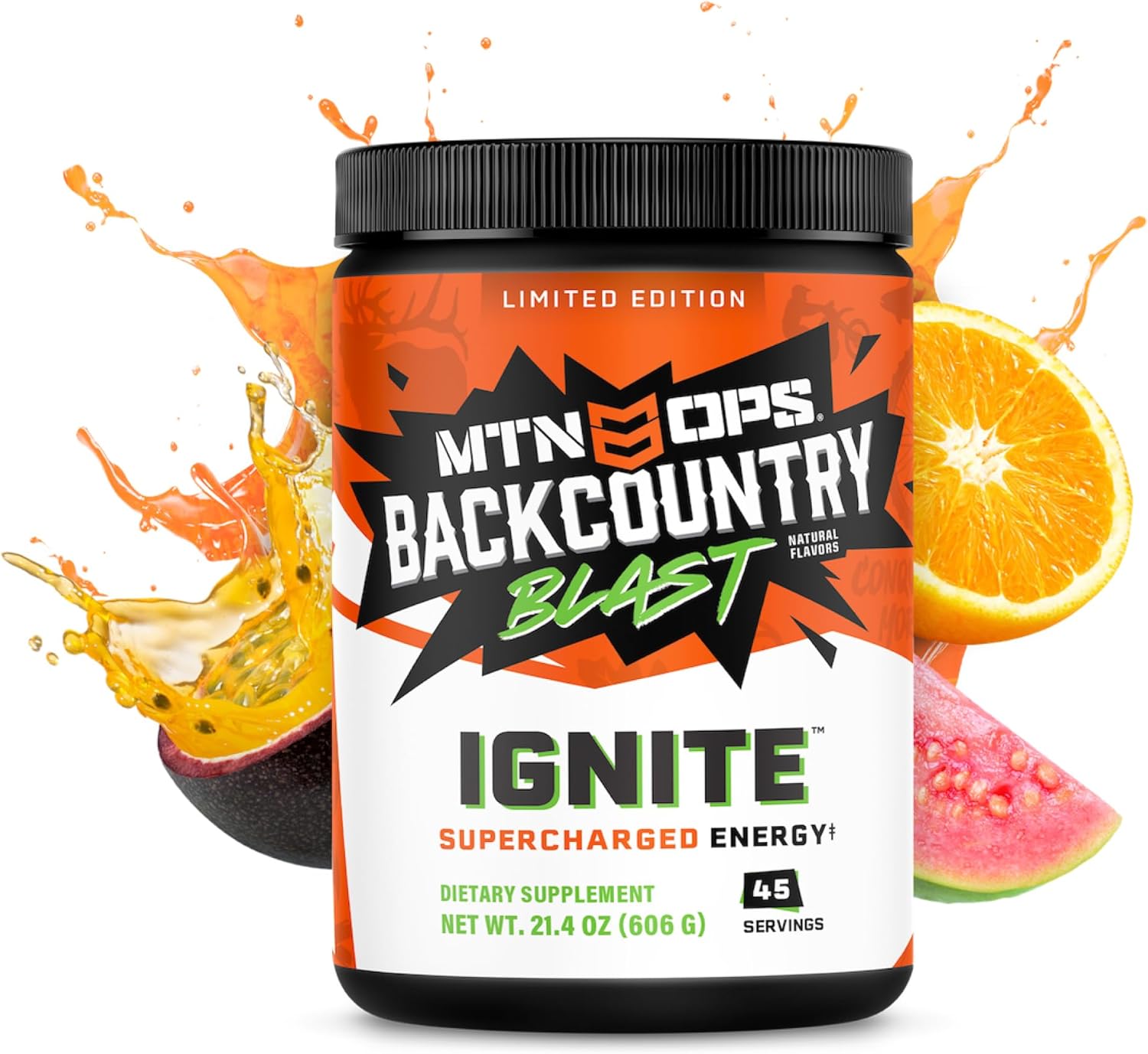 MTN OPS Ignite Energy Drink Powder for Ultimate Energy Boost