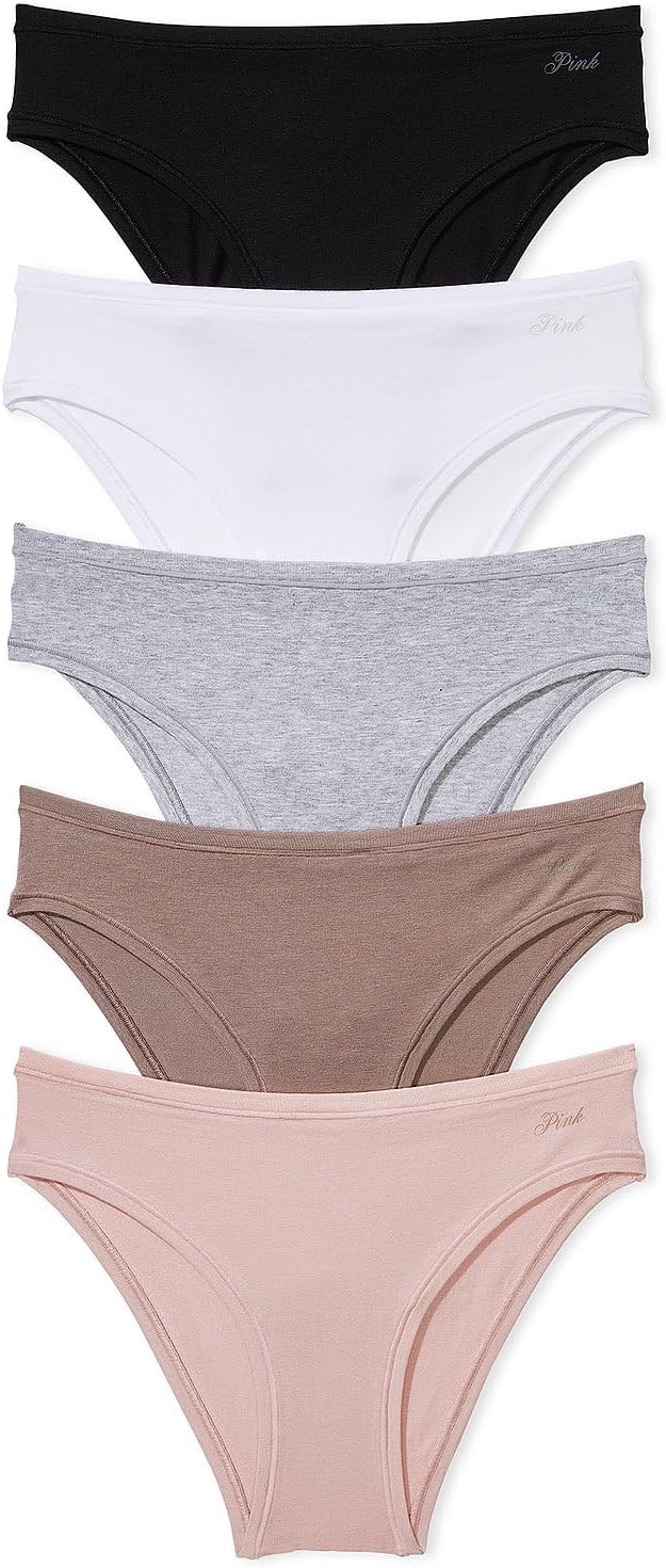 Victoria's Secret PINK Women's Cotton Cheeky Underwear Multi Pack