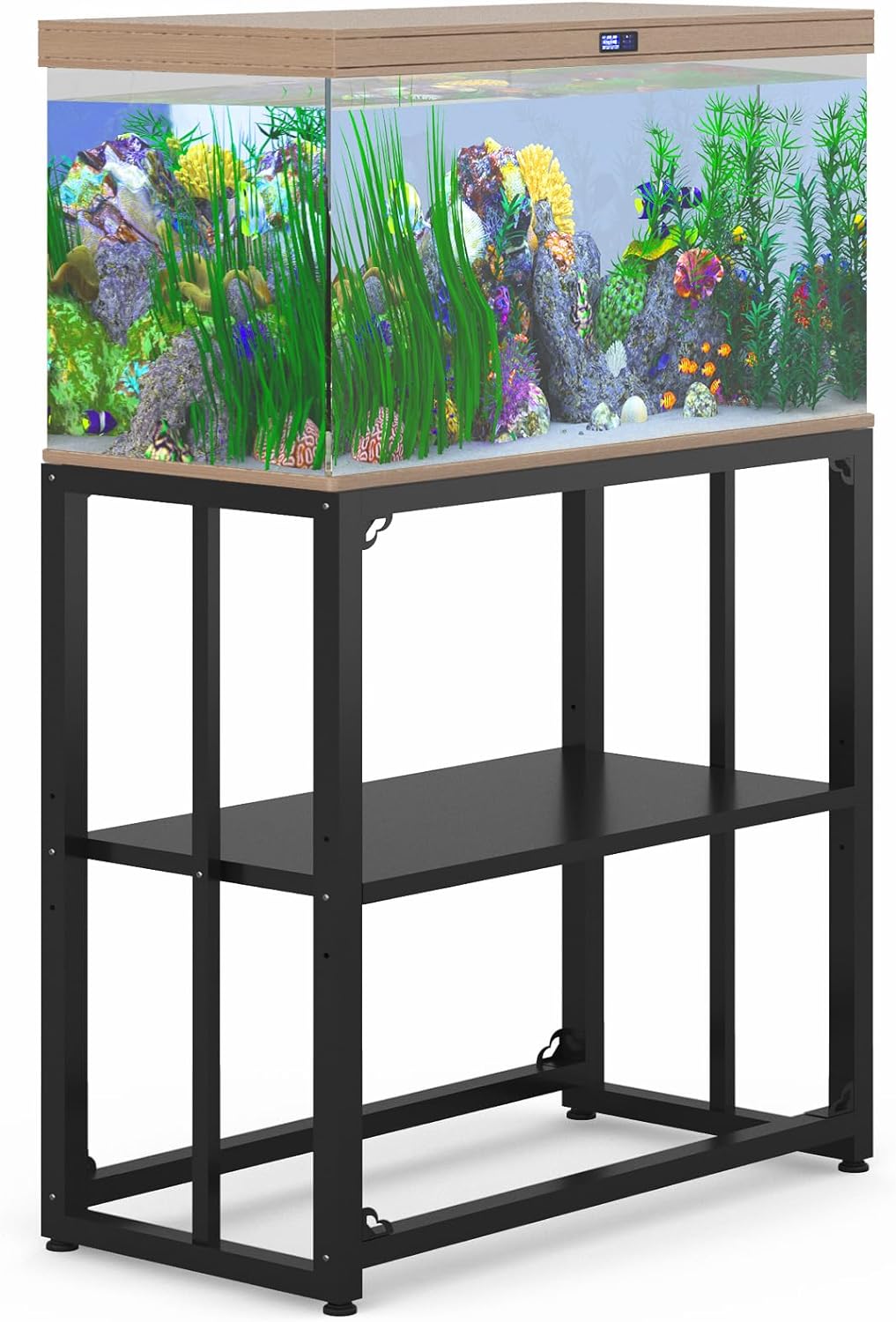 Fish Tank Stand for 20-29 Gallon Aquariums, Sturdy Metal Design