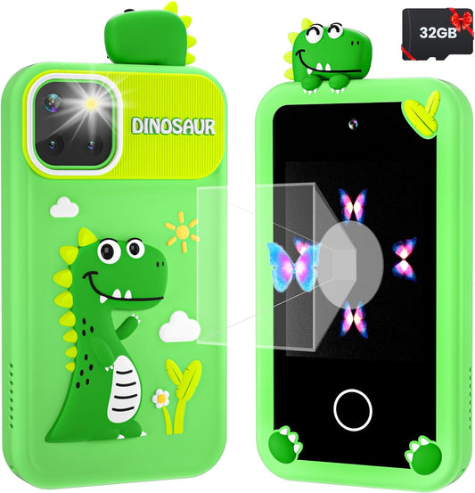 Interactive Dino Kids Smart Phone + 32G Card - Learning Toy 