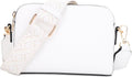 Crossbody Camera Bag Purse - Trendy Triple Zip Small Crossbody Bag