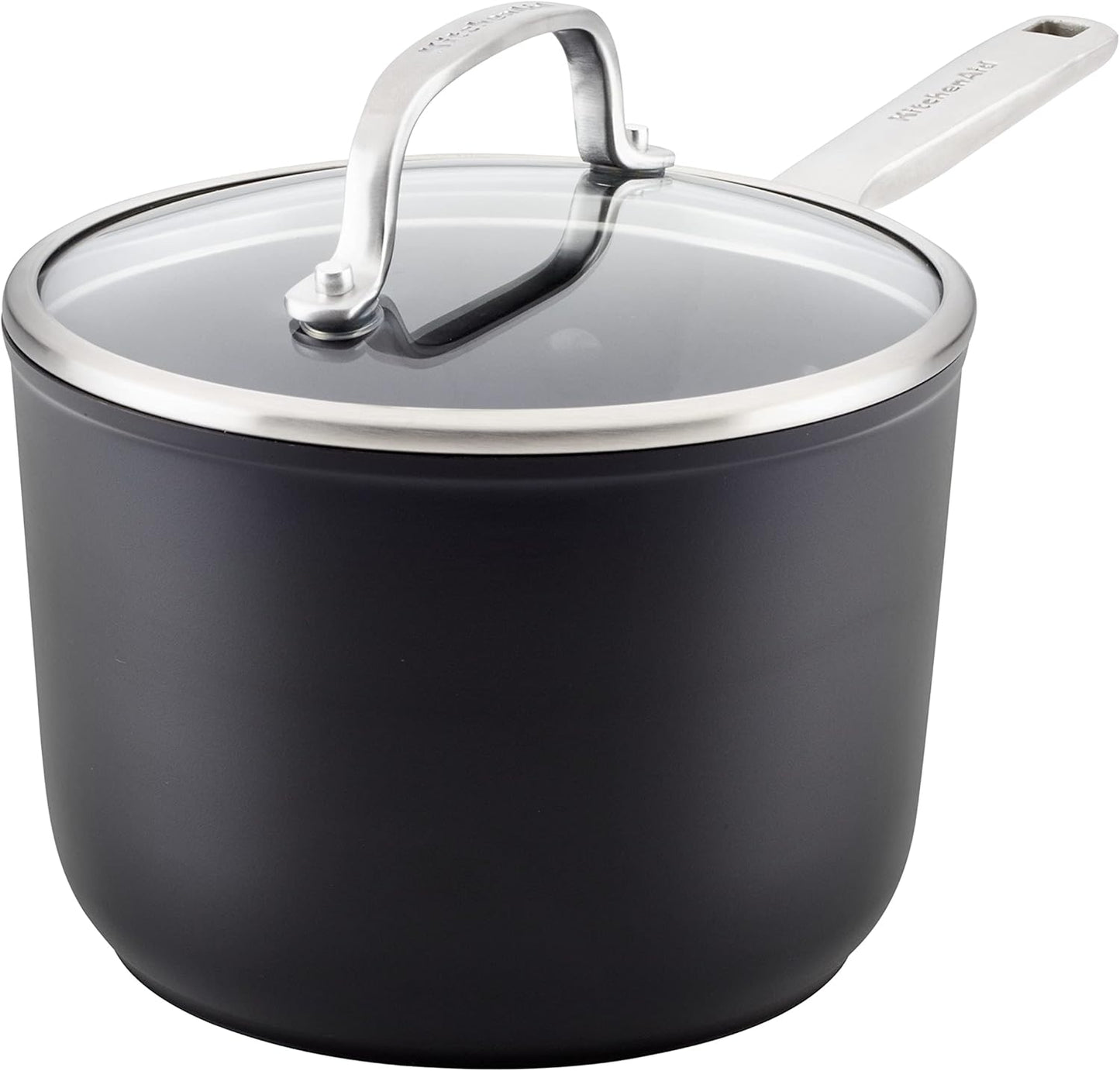 KitchenAid Hard Anodized Induction Nonstick Saucepan, 2 Quart