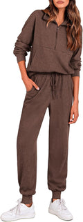 PRETTYGARDEN Women's Fall 2 Piece Lounge Set - Cozy (Style J6ZC)