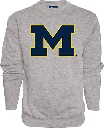 Blue 84 Men's Crewneck Sweatshirt for Michigan Wolverines Fans