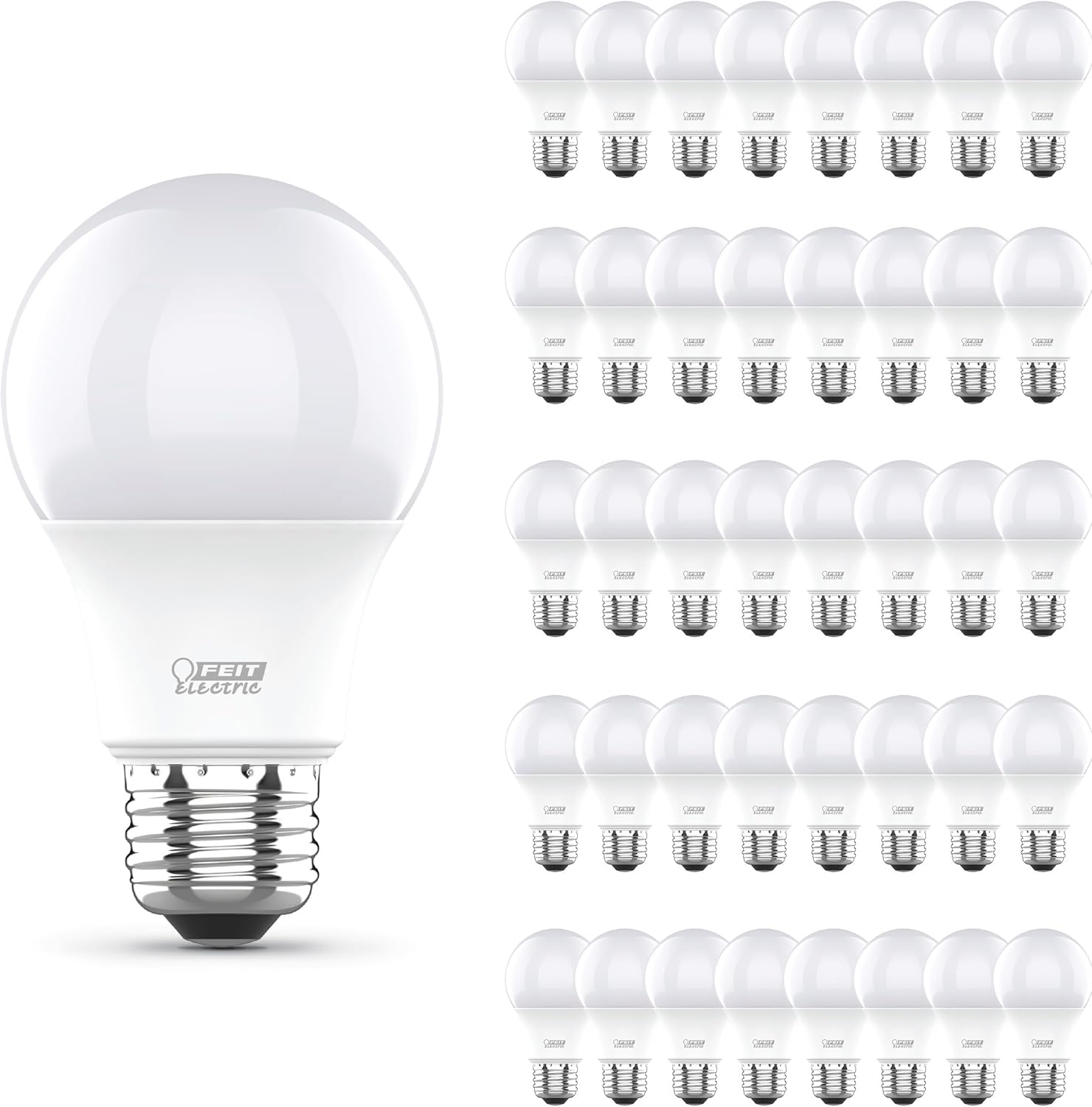 Feit Electric A19 LED Light Bulbs - Energy Saving 5000K Brightness