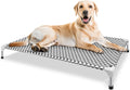 Elevated Outdoor Dog Bed X-Large - Cool Cotton Cot for Big Dogs
