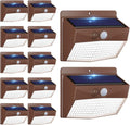 Solar Outdoor Motion Sensor Lights 12 Pack - Waterproof Garden