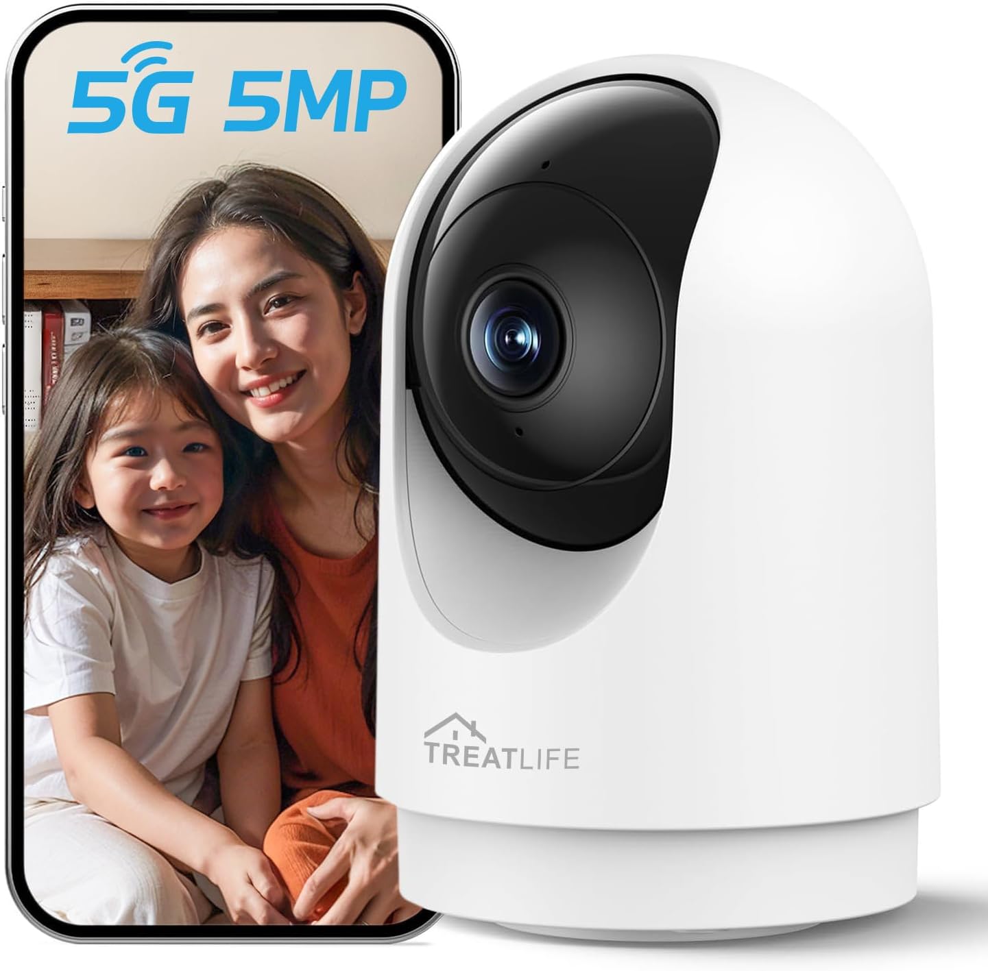 TREATLIFE 5MP Indoor Camera: Smart Home Security