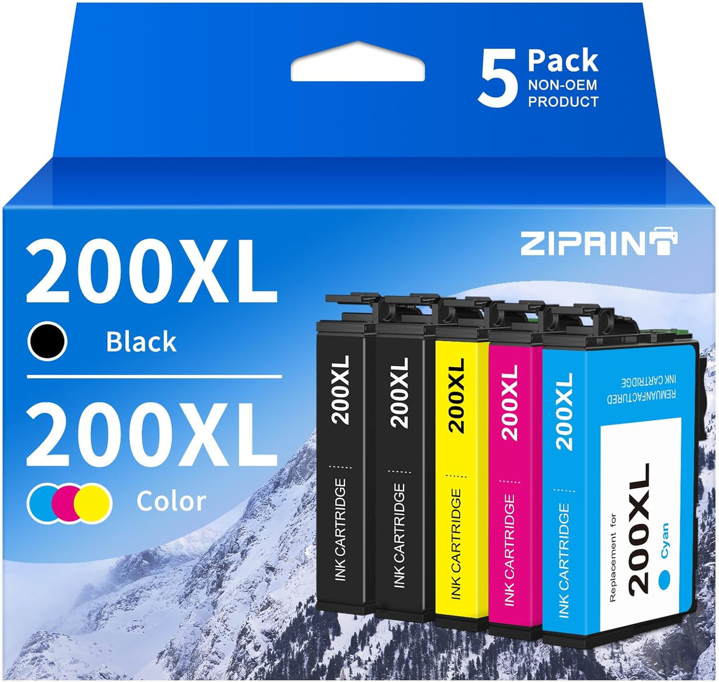 Vibrant Ziprint 200XL Ink Combo Pack