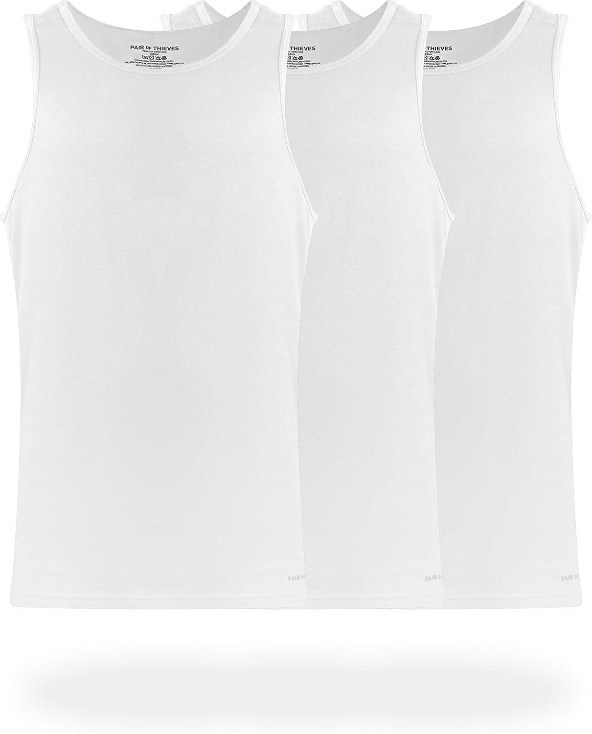 Pair of Thieves Men's Tank Top Undershirts - Slim Fit Comfort