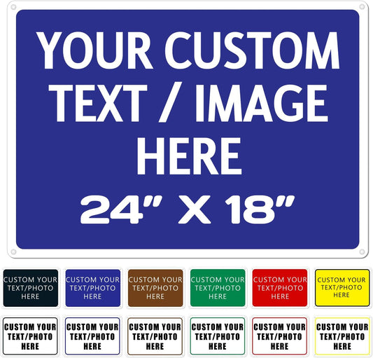 Custom Metal Signs for Business, Delivery, and More