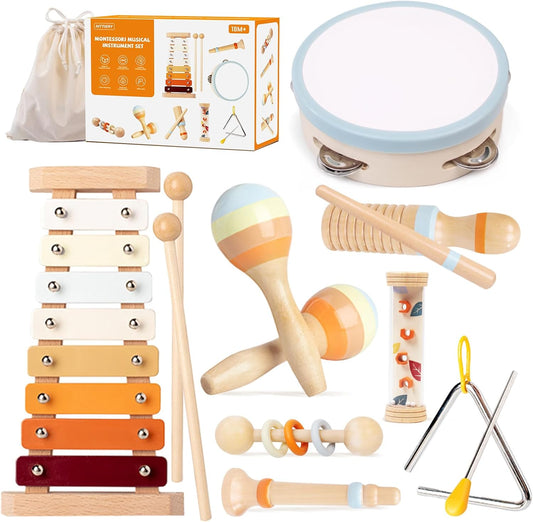Montessori Musical Toy Set for Toddler Learning