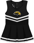 College Baby NCAA Cheerleader Bodysuit Dress - Soft 100% Cotton