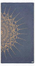 Sand Cloud Turkish Beach Towel - Sand Free Quick-Dry Navy
