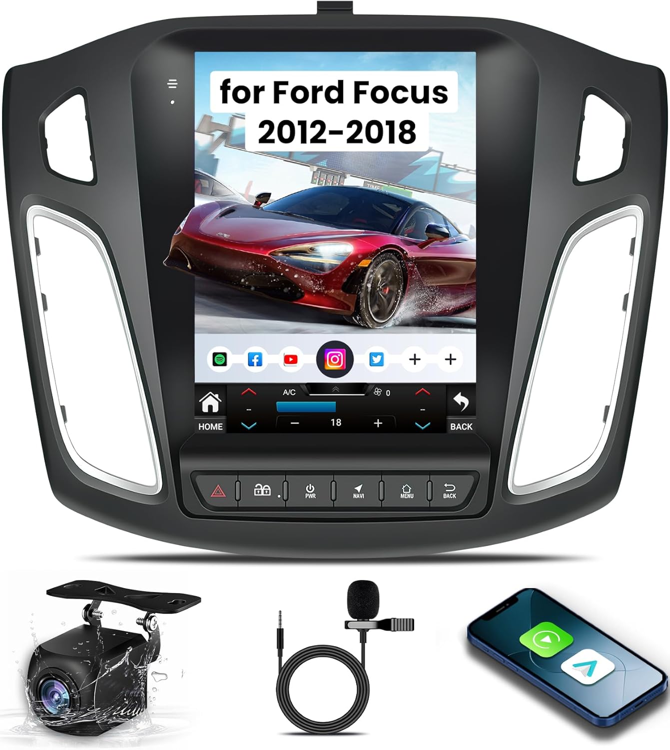 Upgrade Your Ford Focus 2012-2018 with 10.4 Inch Car Radio