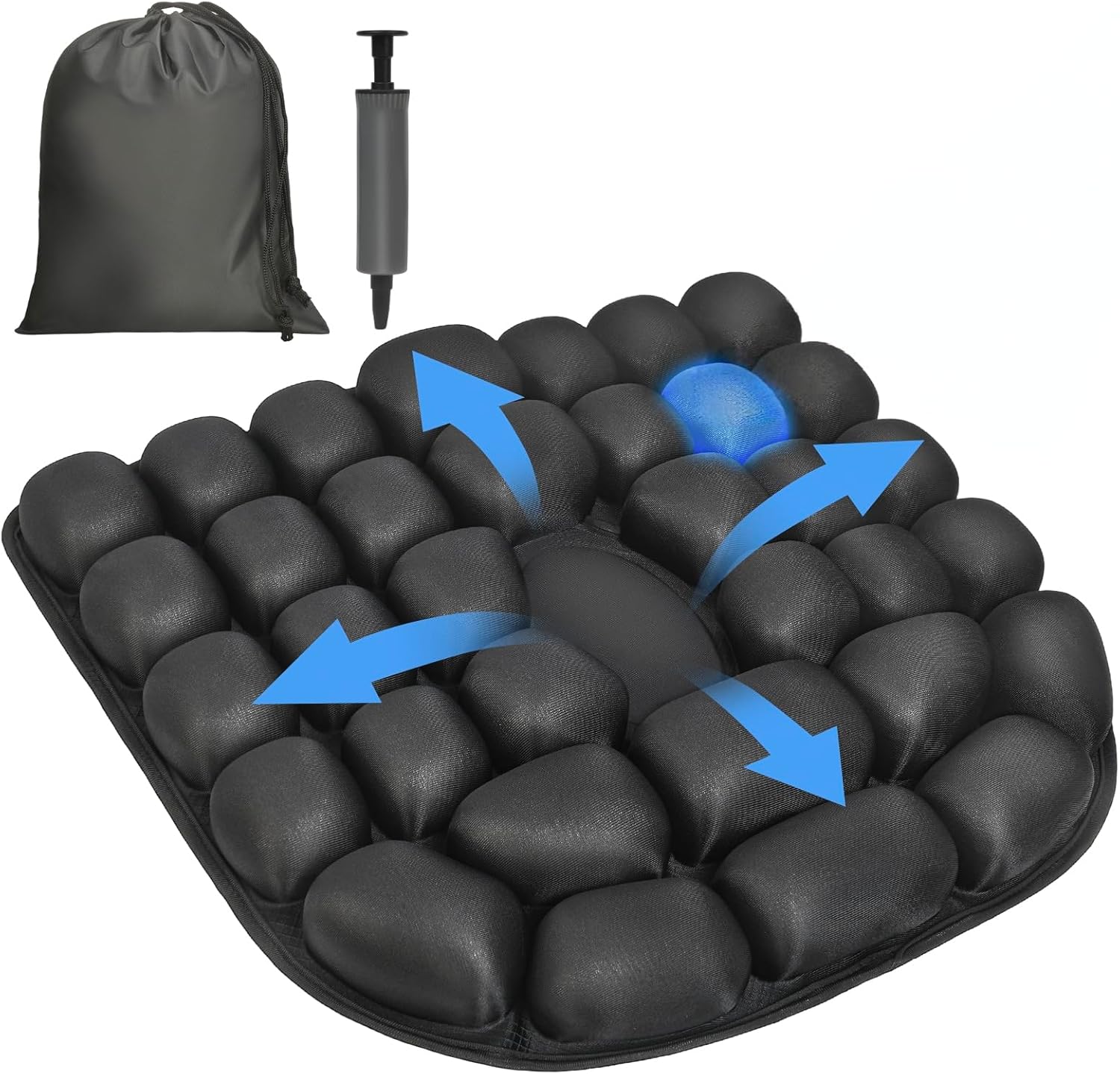 Upgrade Air Inflatable Pressure Relief Seat Cushion for Comfort