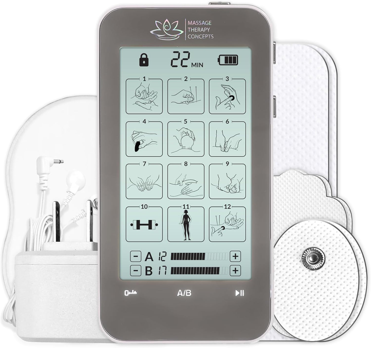 TENS Unit Muscle Stimulator for Pain Relief & Muscle Recovery
