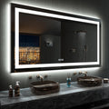 LOAAO 60x36 RGB LED Bathroom Mirror with Lights - Dimmable, Anti-Fog
