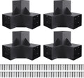 Pergola Kit Elevated Wood Stand Kit 4x4 Steel Brackets - Durable