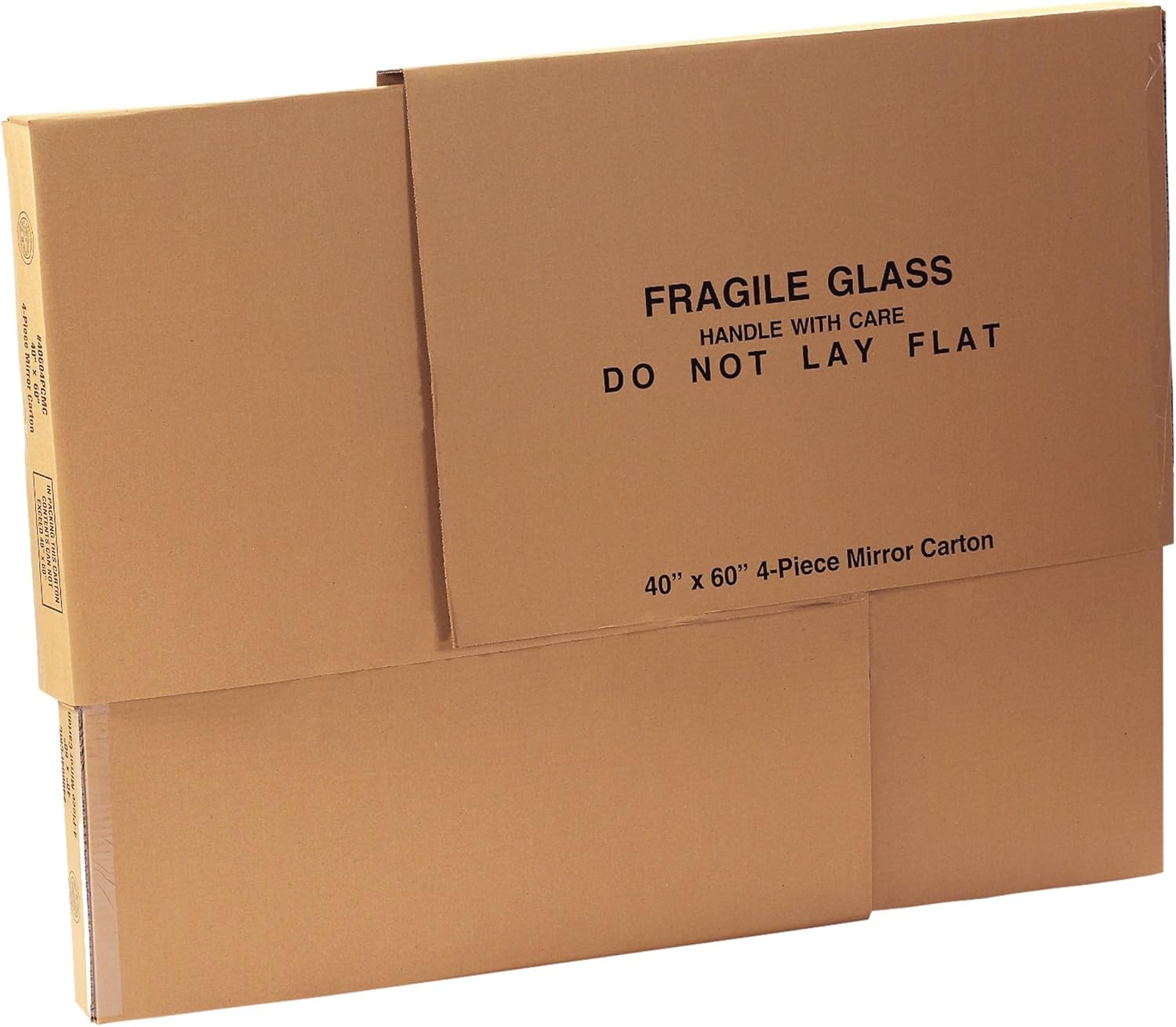 BOX USA Large Mirror Box: Safely Pack & Ship TV's, Frames & Art