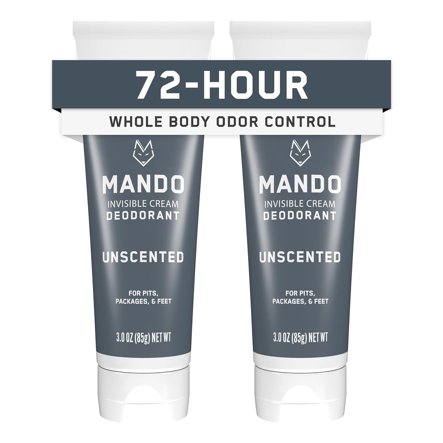 Mando Whole Body Deodorant for Men - 72 Hour Odor Control