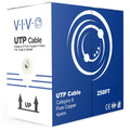 VIVO 250ft Bulk Cat6 Ethernet Cable - Solid Copper Performance