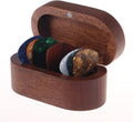 MYLYWOO Sapele Guitar Pick Holder Set - Organize Your Picks!