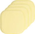 Sweet Home Collection 16-inch Square Memory Foam Chair Cushions