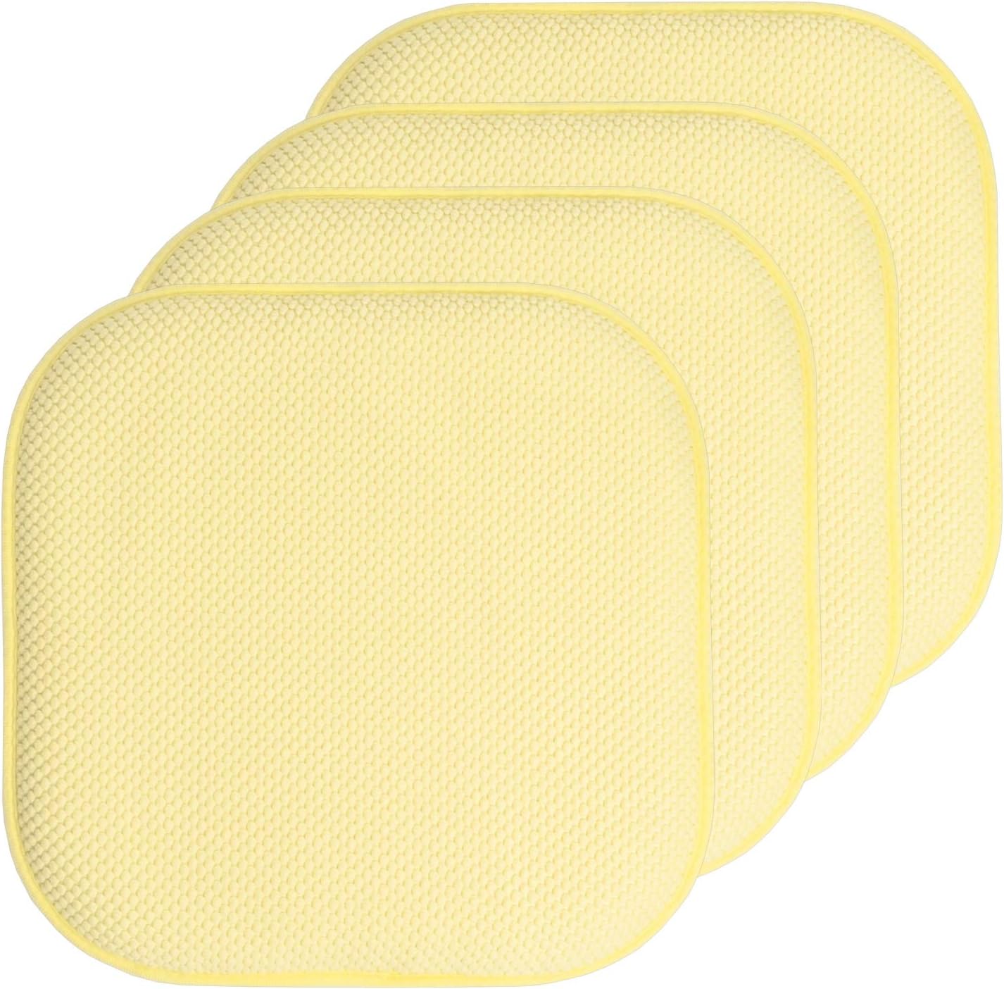 Sweet Home Collection Memory Foam Chair Cushion Pads 16in x 16