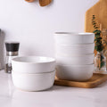 AmorArc Cereal Bowls Set of 6 - 26oz Stoneware Bowls for Everyday Use