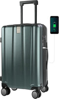 KROSER Hardside Expandable Carry On Luggage 20 in - Durable Spinner