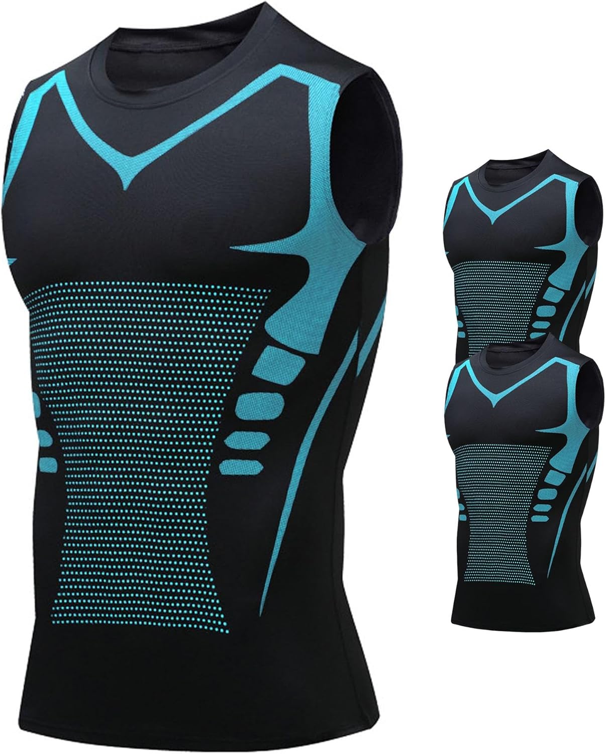 Compression Shirt Men Slimming Body Shaper Vest for Workouts